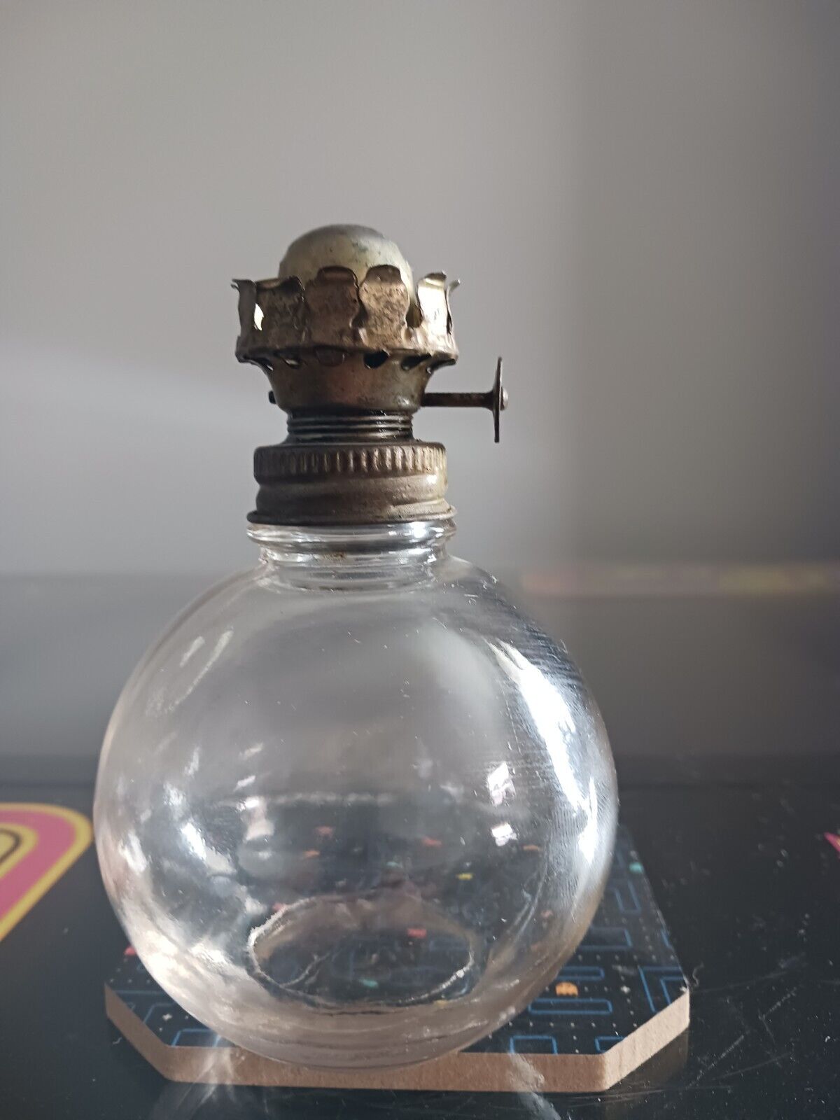 Antique Small P&A Mfg Co Acorn Kerosene Lamp 