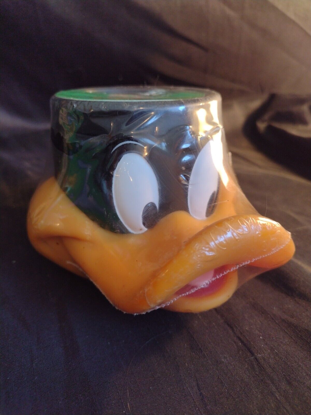 Vintage Daffy Duck Plastic Cup Mug 1995 Warner Brothers Looney Tunes NEW/Sealed