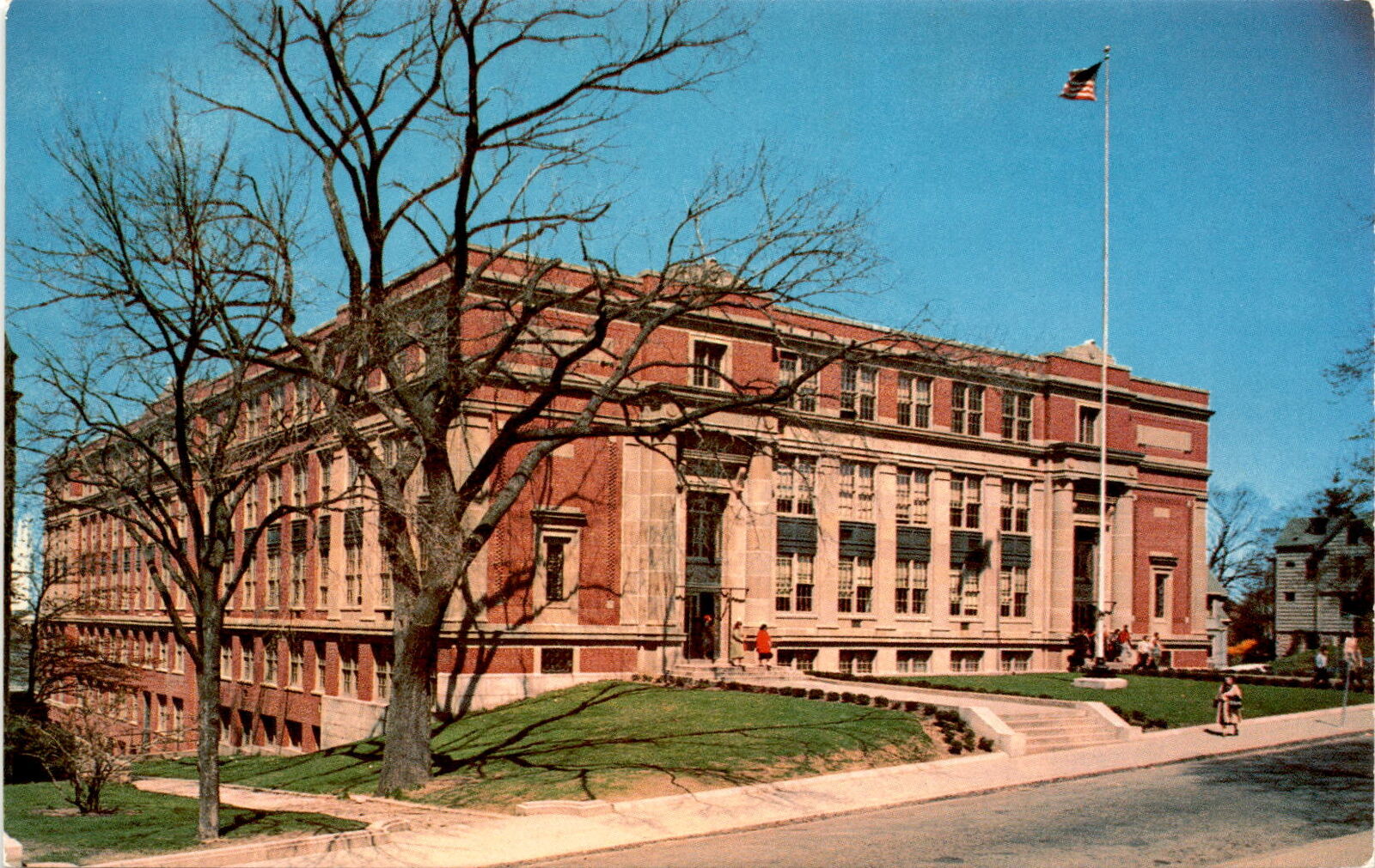 Iconic Landmarks: B.M.C. Durfee High School, Fall River postcard