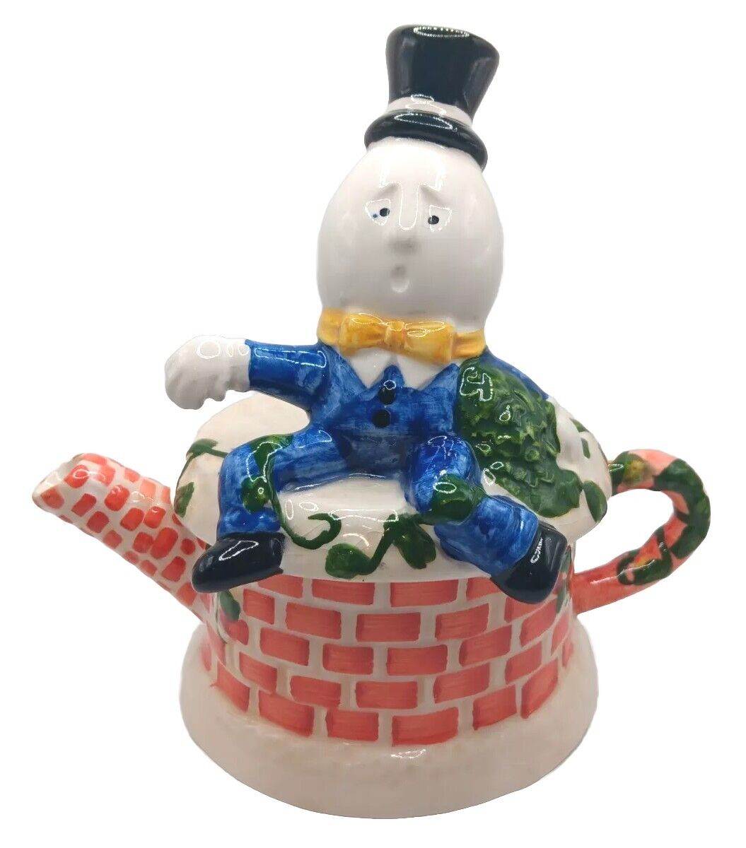 Antique Designpac Humpy Dumpty Ceramic Tea Pot 