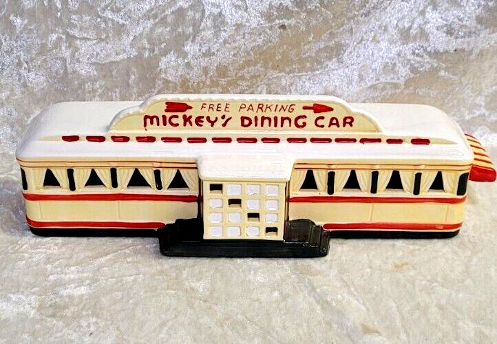 Dept 56 Original Snow Village- Mickeys Dining Car #50784 Rare 1980's - NEW