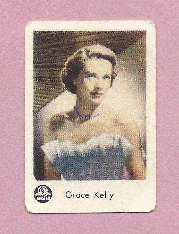 1957 Dutch Gum Card Symbolbilder Grace Kelly