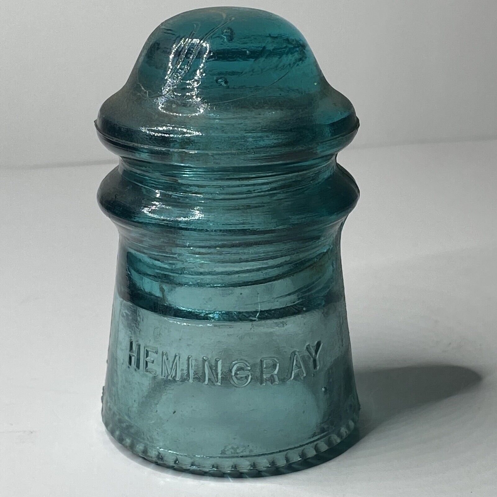 Hemmingray No. 9 Insulator Rare Antique Glass