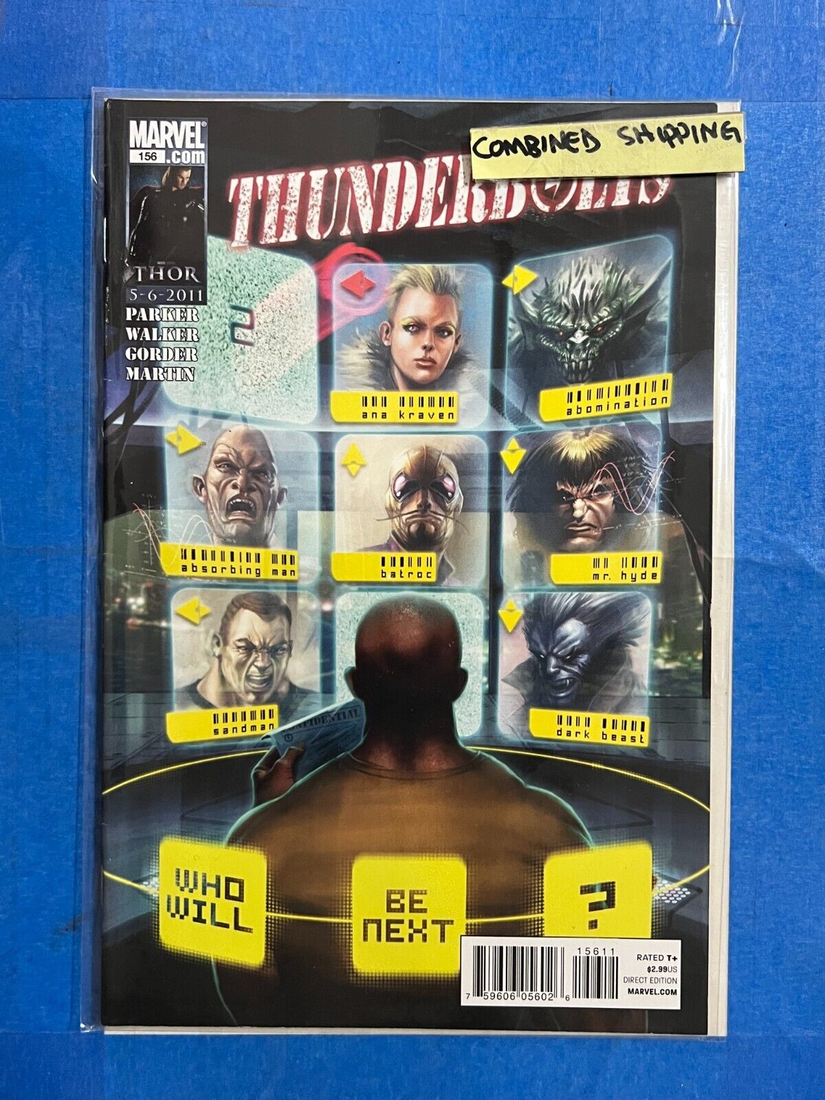 2011 Marvel Thunderbolts #156 | Combined Shipping B&B