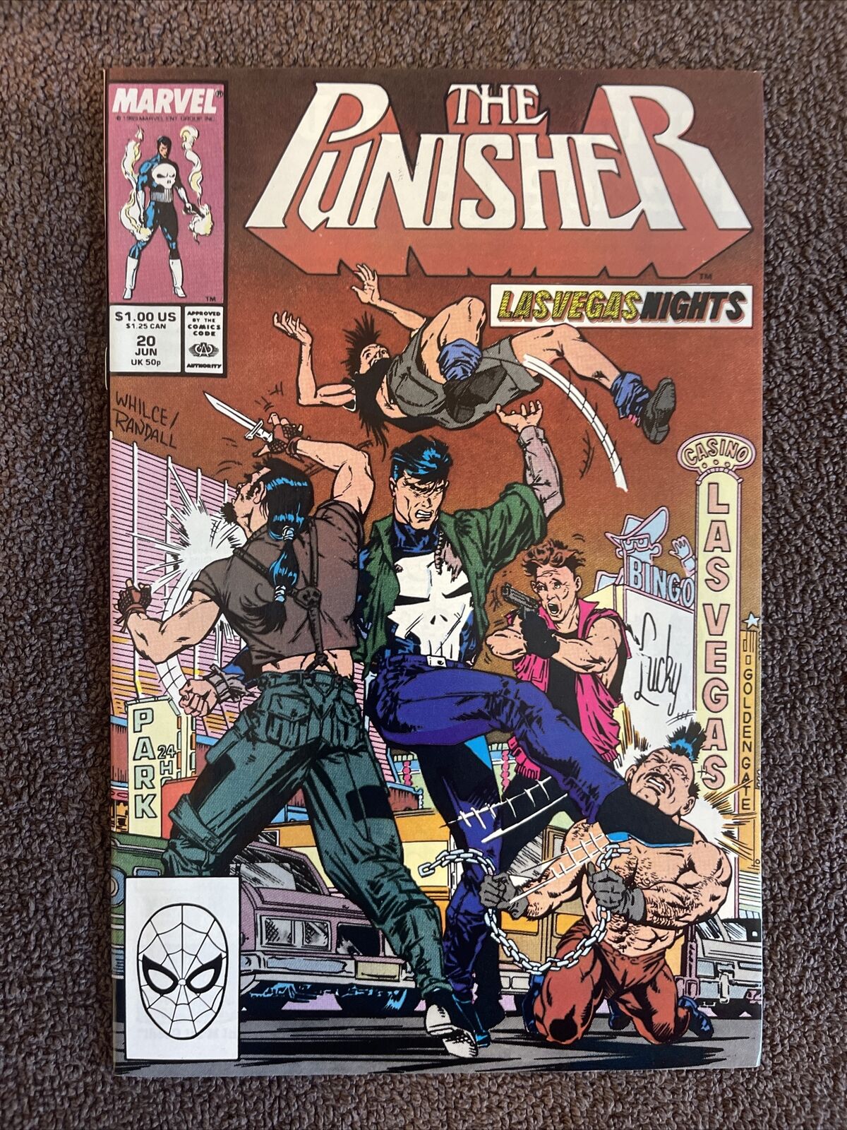 THE PUNISHER #20 (Marvel, 1989) Baron & Pensa