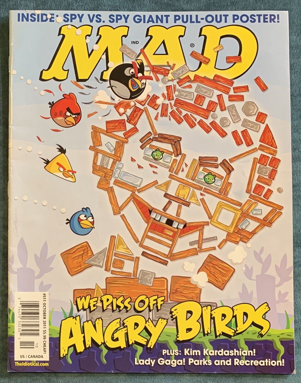 Mad Magazine #511  Oct 2011  Angry Birds