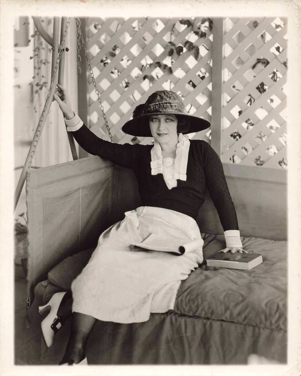 Pauline Frederick 1920s Press Photo 8x10 Beverly Hills CA Silent Movie *P142a