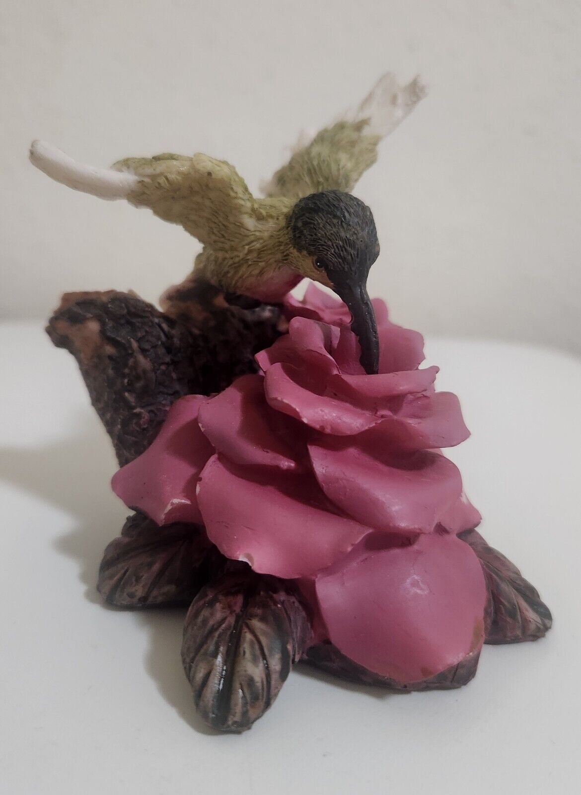 Hummingbird Sitting On Lavender Rose Smoke Free Home