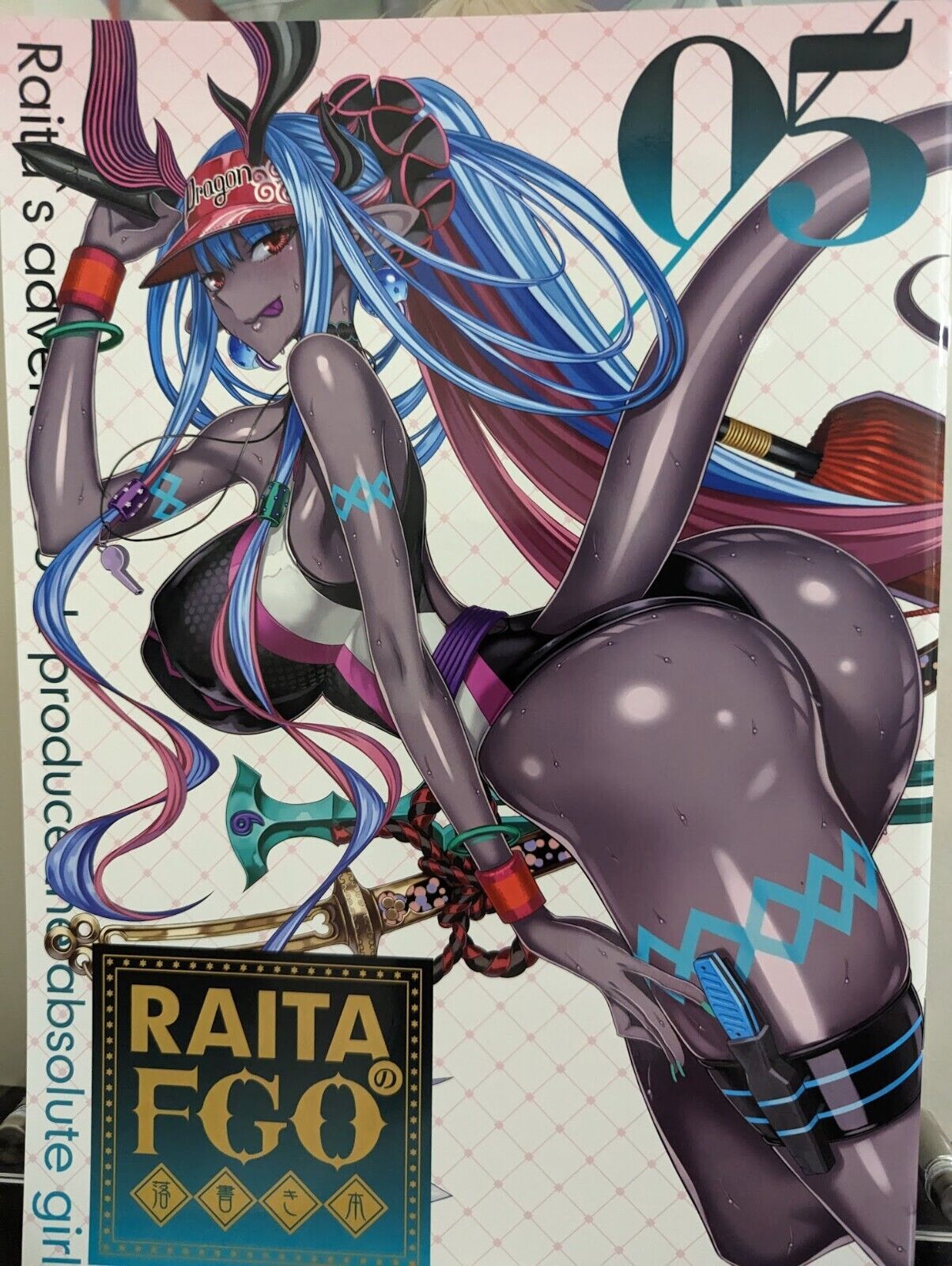Raita no FGO Rakugaki Bon 5 Fate Art Book Absolute Girl A4/20P Doujinshi C102