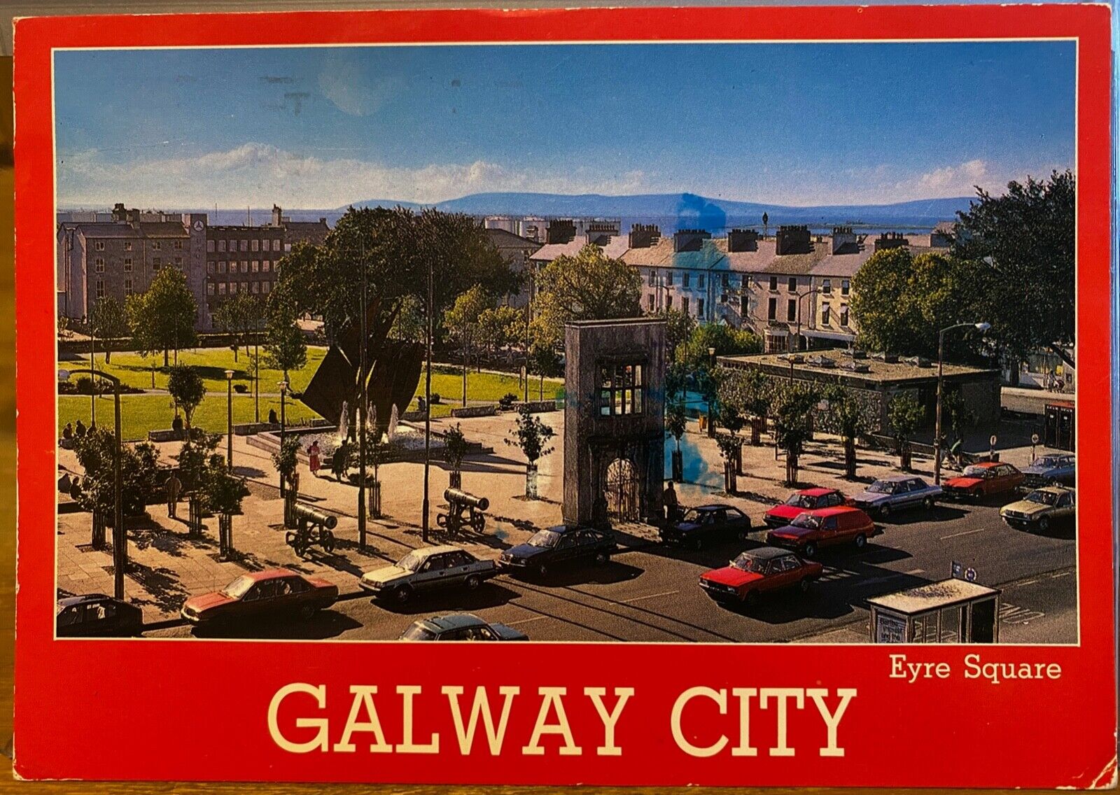 Irish Postcard GALWAY CITY Ireland Eyre Square Browns Gate John Hinde 2/679 1991