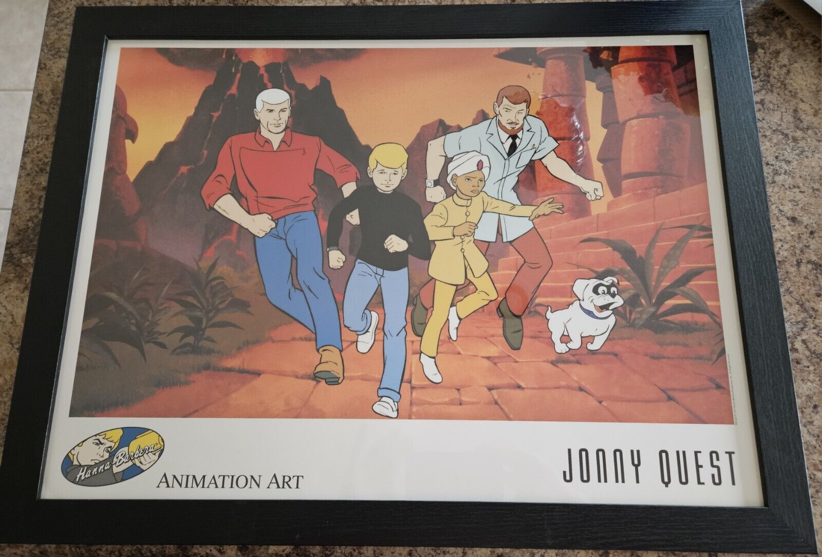 Jonny Quest Hanna Barbera Lithograph 1993 WBSS Exclusive
