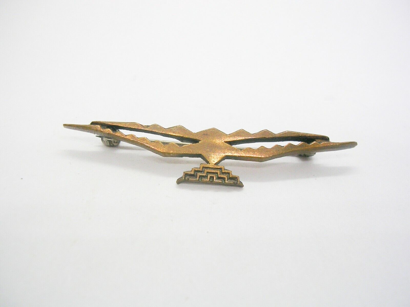 Vintage Military Pin Badge BB&B Bronze