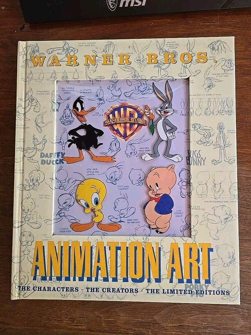 Warner Bros Looney Tunes Limited Edition Animation Art Book Hardcover