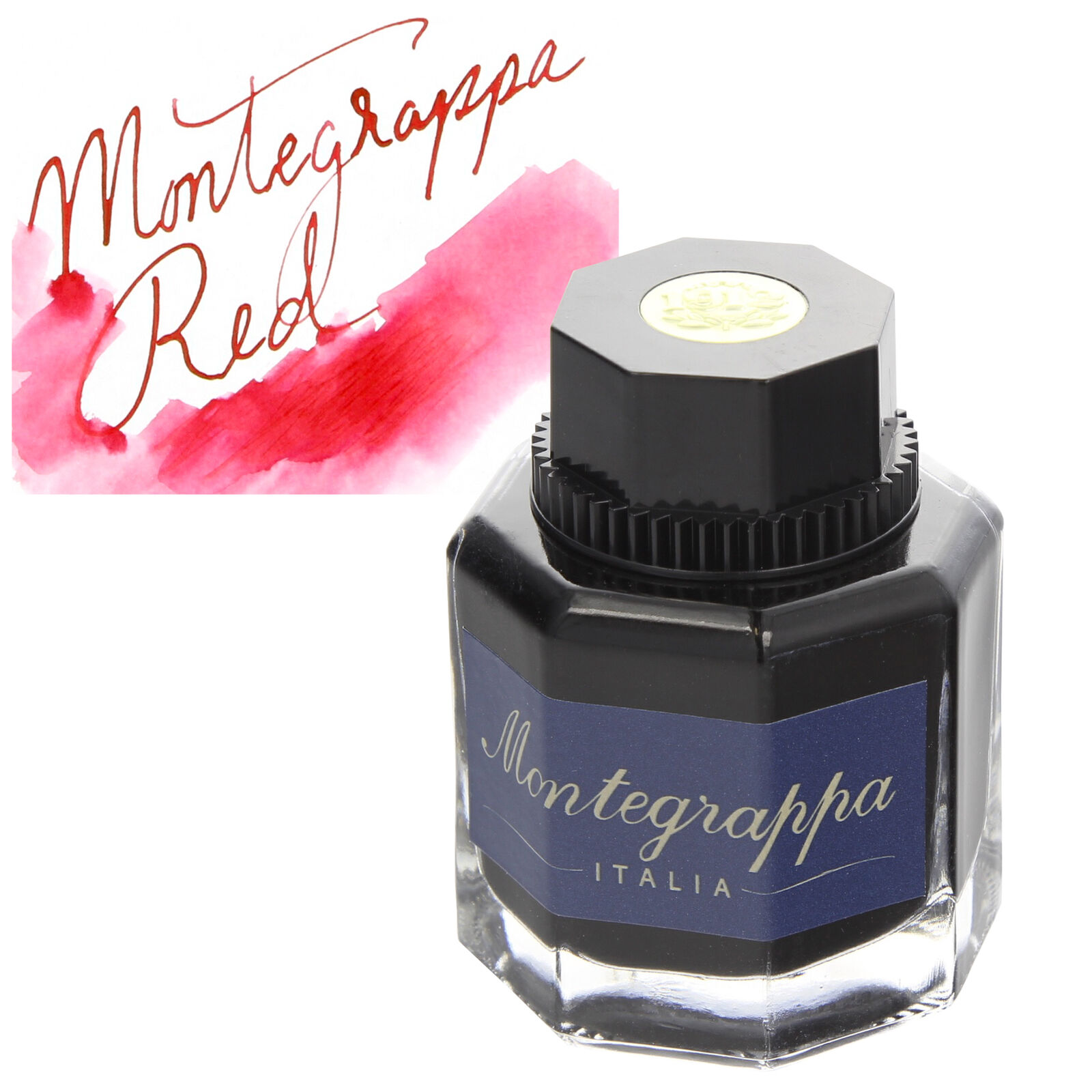 Montegrappa Bottled Ink for Fountain Pens - Red - 50mL IA01BZIR