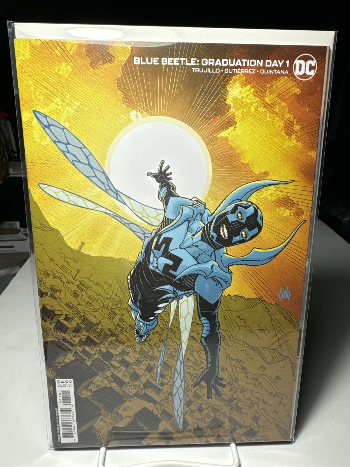 BLUE BEETLE GRADUATION DAY #1 Fadeaway Man, Josh Trujillo, DC Comics 2023
