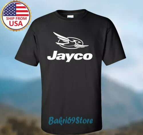 Jayco Rv Camping Men\'s Black T-shirt Size S-5XL