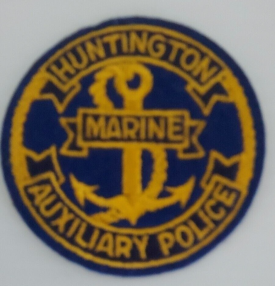RARE HUNTINGTON MARINE AUXILIARY POLICE Patch Suffolk County New York