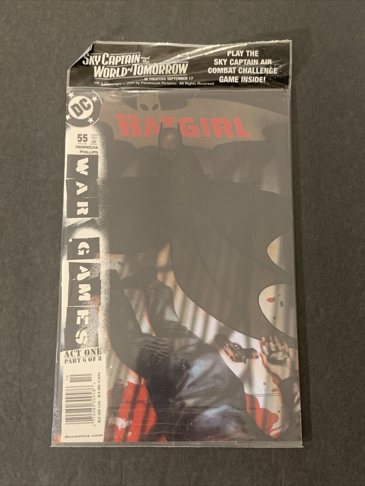 BATGIRL (2000 Series)  (DC) #55 NEWSSTAND Rare HTF Polybagged Sky Captain Disc