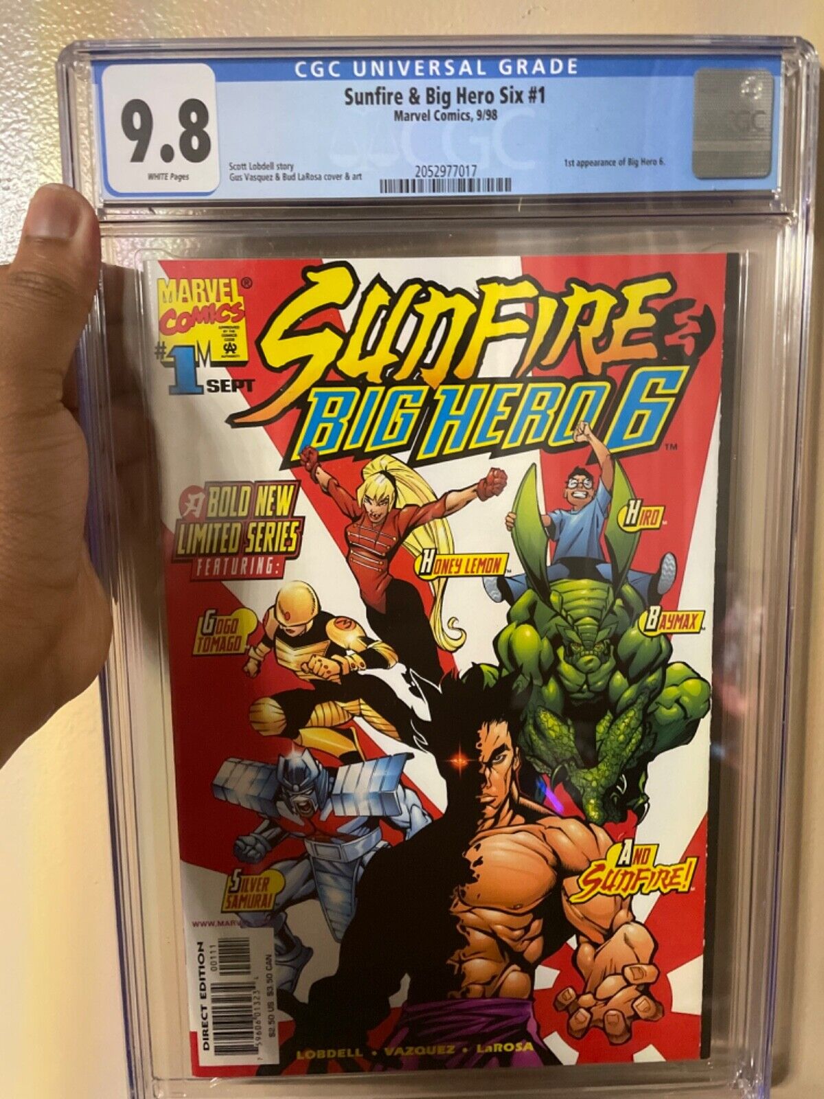Sunfire & Big Hero Six #1 CGC 9.8