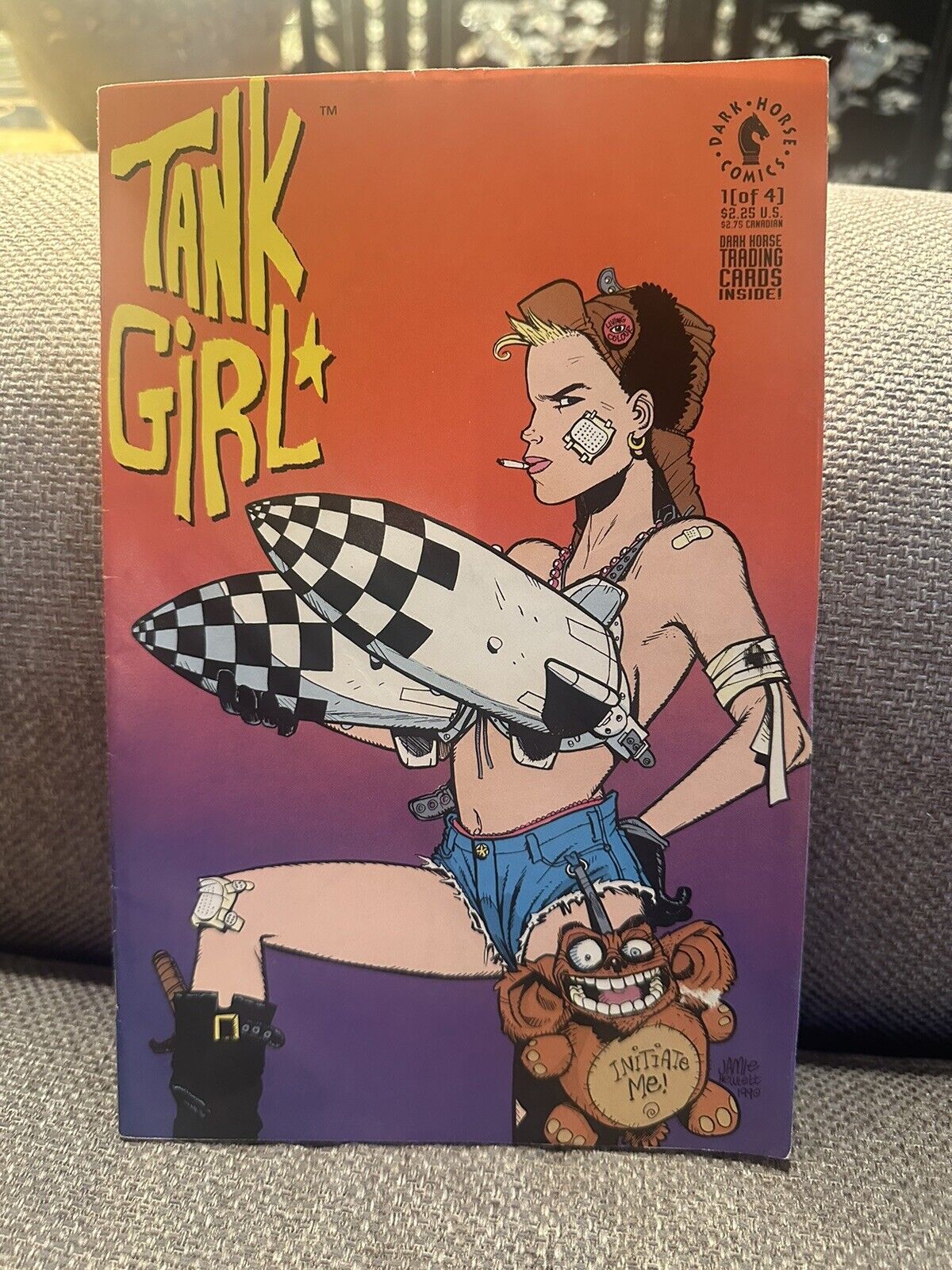 VINTAGE- RARE - Tank Girl #1 - 1991 1st Issue - Dark Horse - W/ Trading Cards