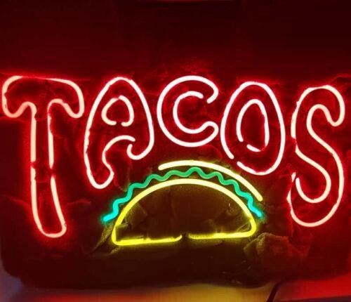 New Red Tacos Neon Sign 20\