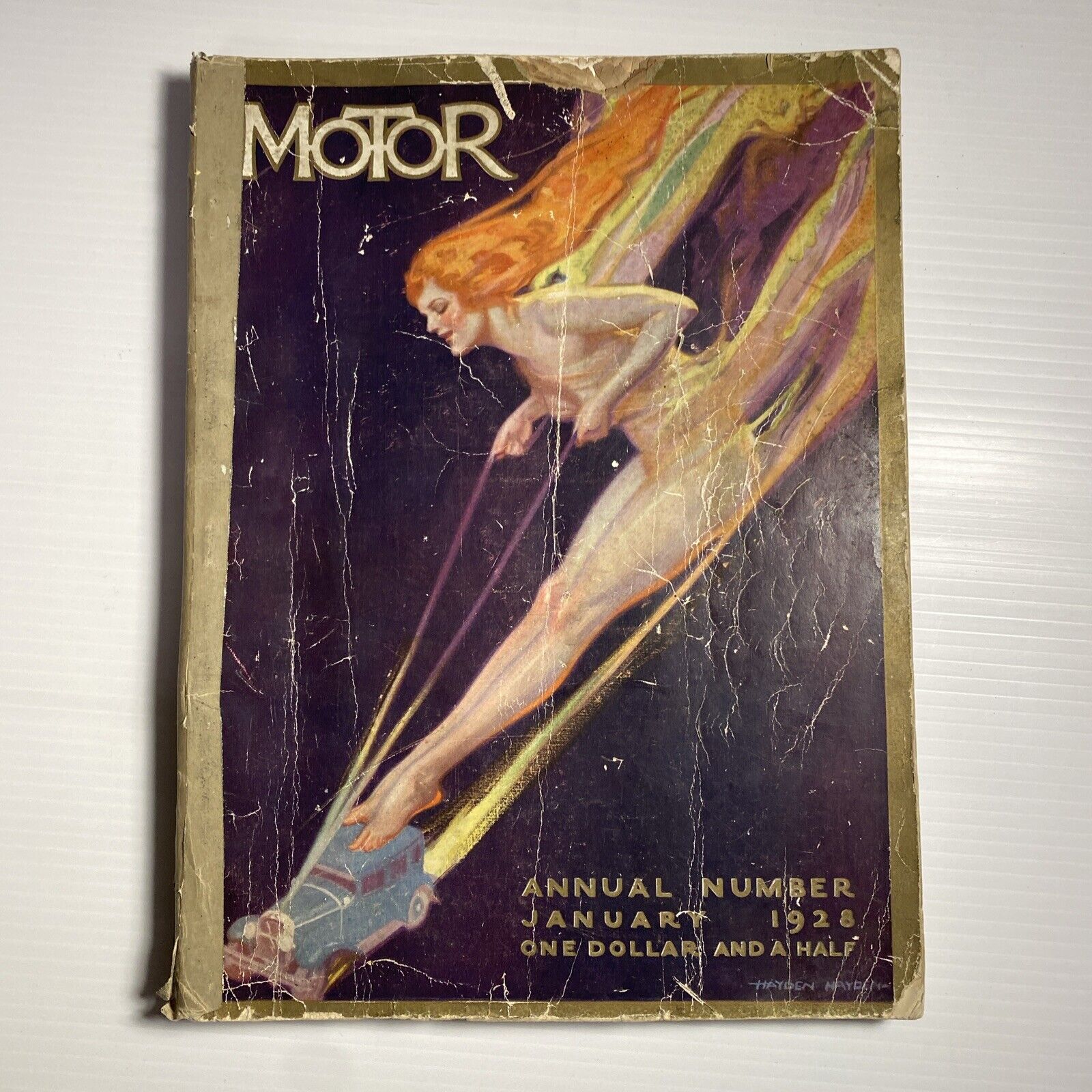 Vintage January 1928 Motor Magazine RARE