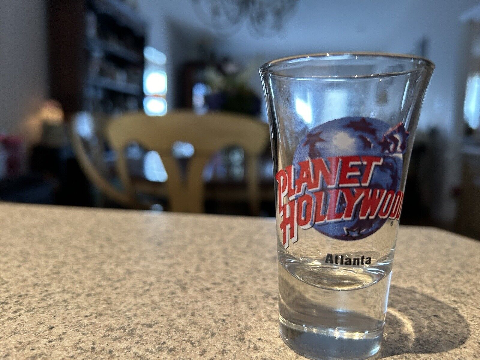 PLANET HOLLYWOOD ~ ATLANTA ~ Shot Glass ~ 3.5” ~ Excellent Condition ~