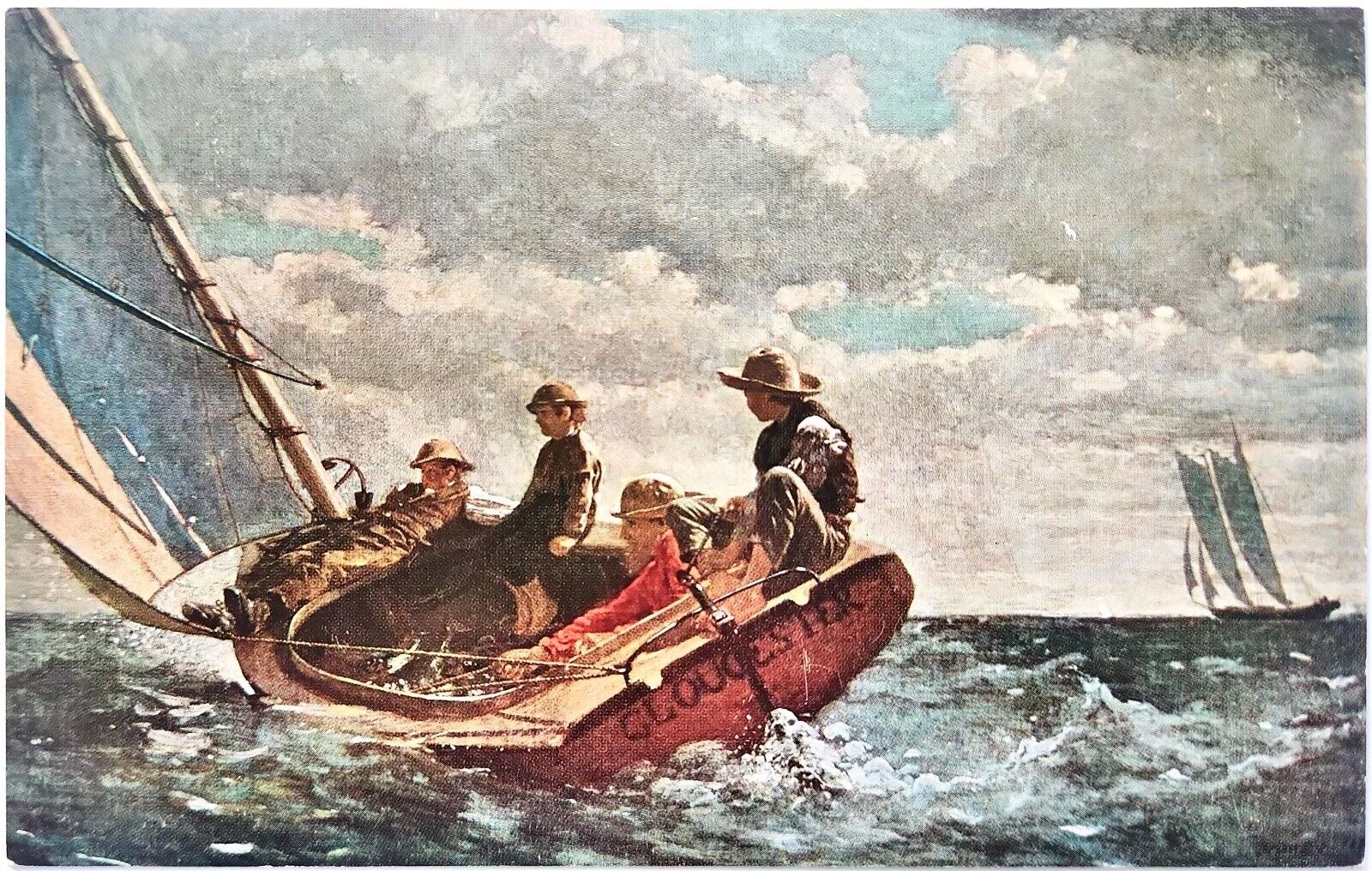Postcard Breezing Up by Winslow Homer National Gallery of Art Washington DC A2