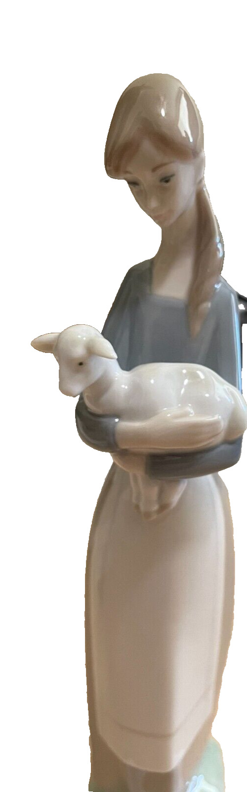 Lladro Vintage Figurine - Girl with Lamb #4505 10.5