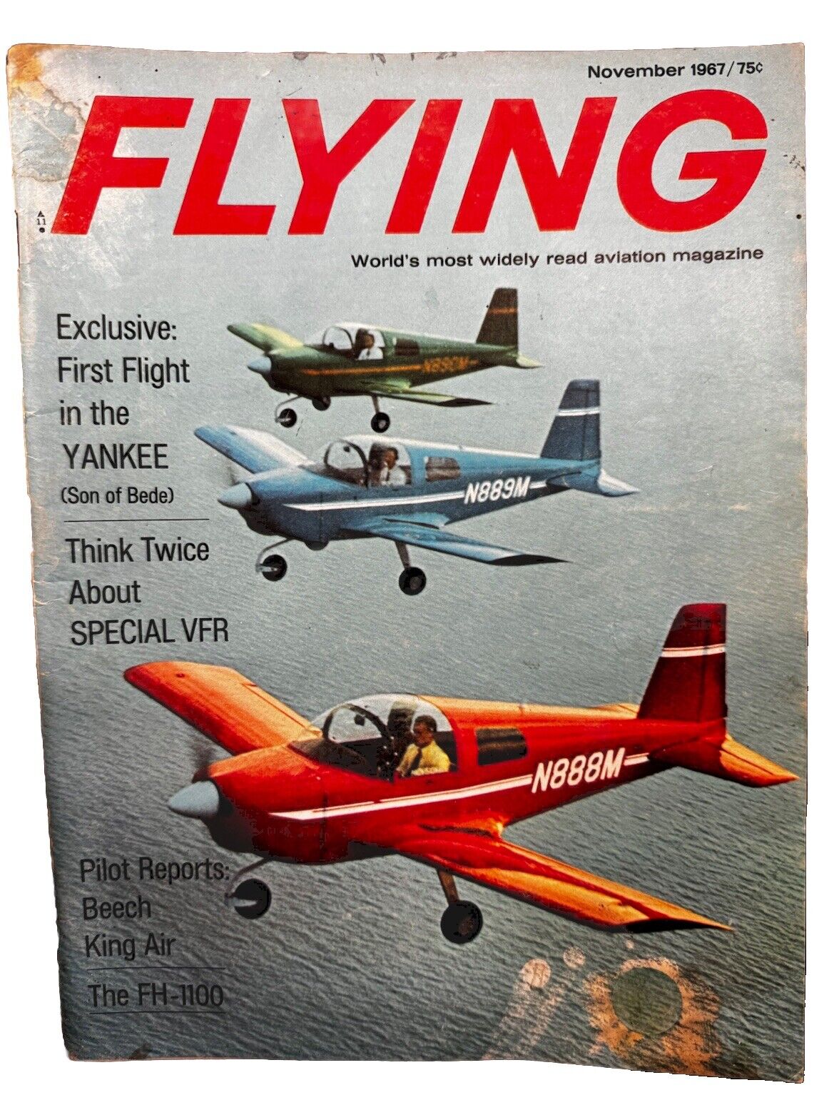 Flying Aviation Flying Airplanes Planes Aircraft Magazine Nov. 1967