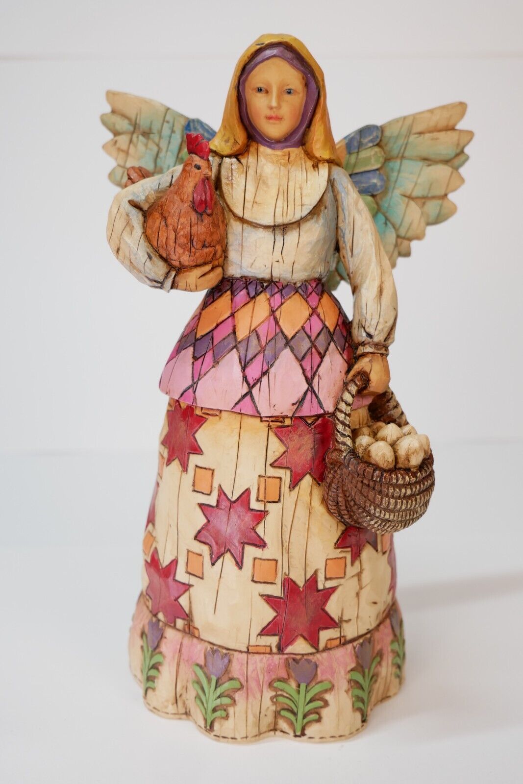 JIM SHORE 2002 Heartwood Creek Angel of Faithfulness Figurine 108918 Collectable