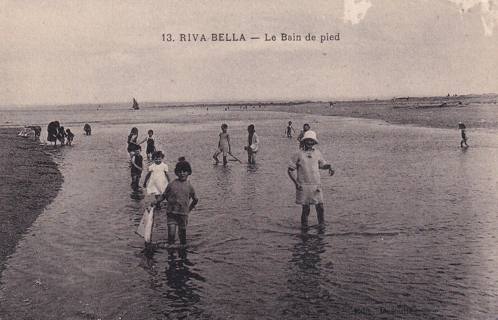 *54609 cpa 14 Riva Bella - The Foot Bath