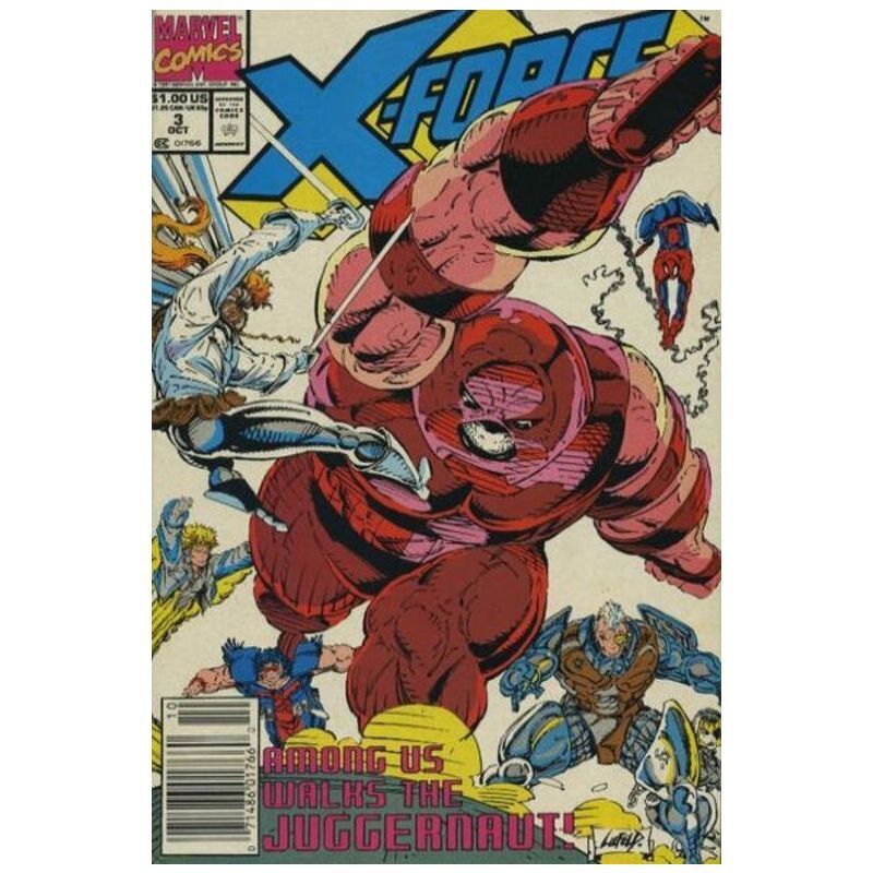 X-Force (1991 series) #3 Newsstand in Very Fine + condition. Marvel comics [x\\