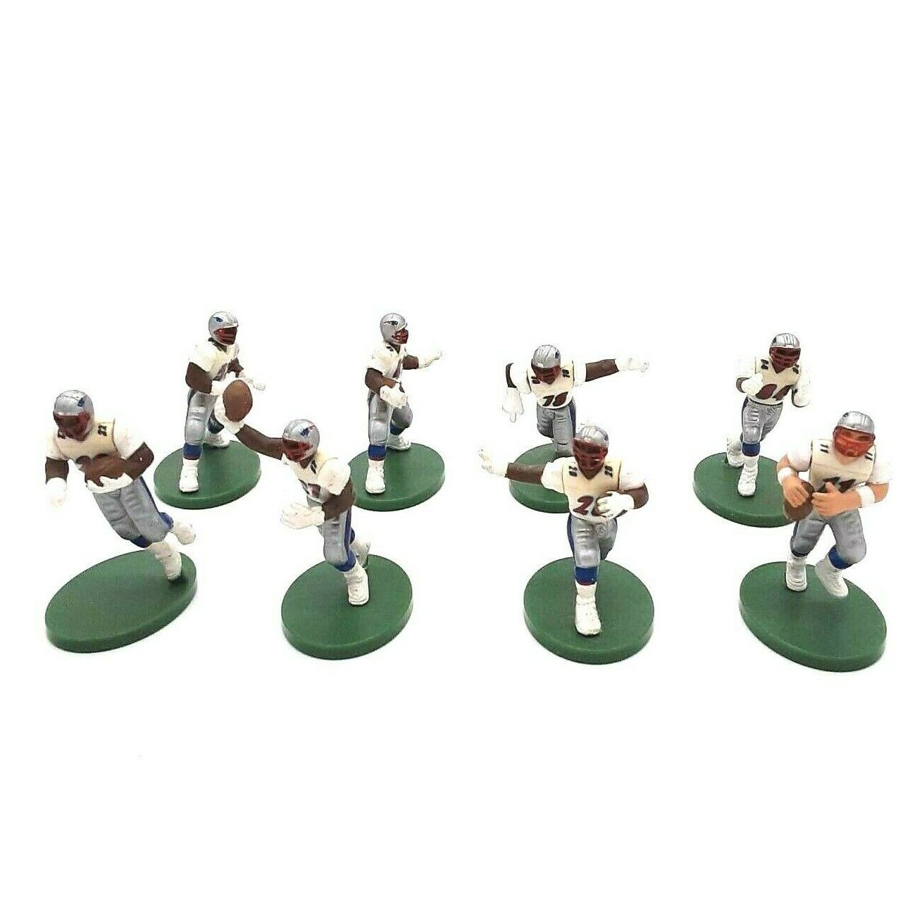 New England Patriots Vintage 1997 Articulated Mini Football Action Figures Set