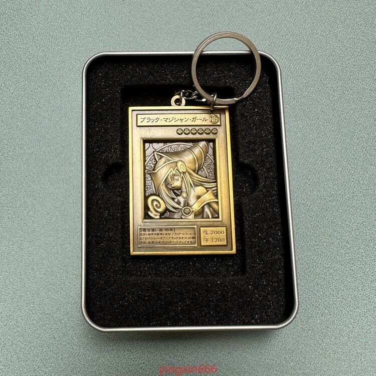 Yu-Gi-Oh Anime Dark Magician Girl Metal Keychain Pendant Collection Gift
