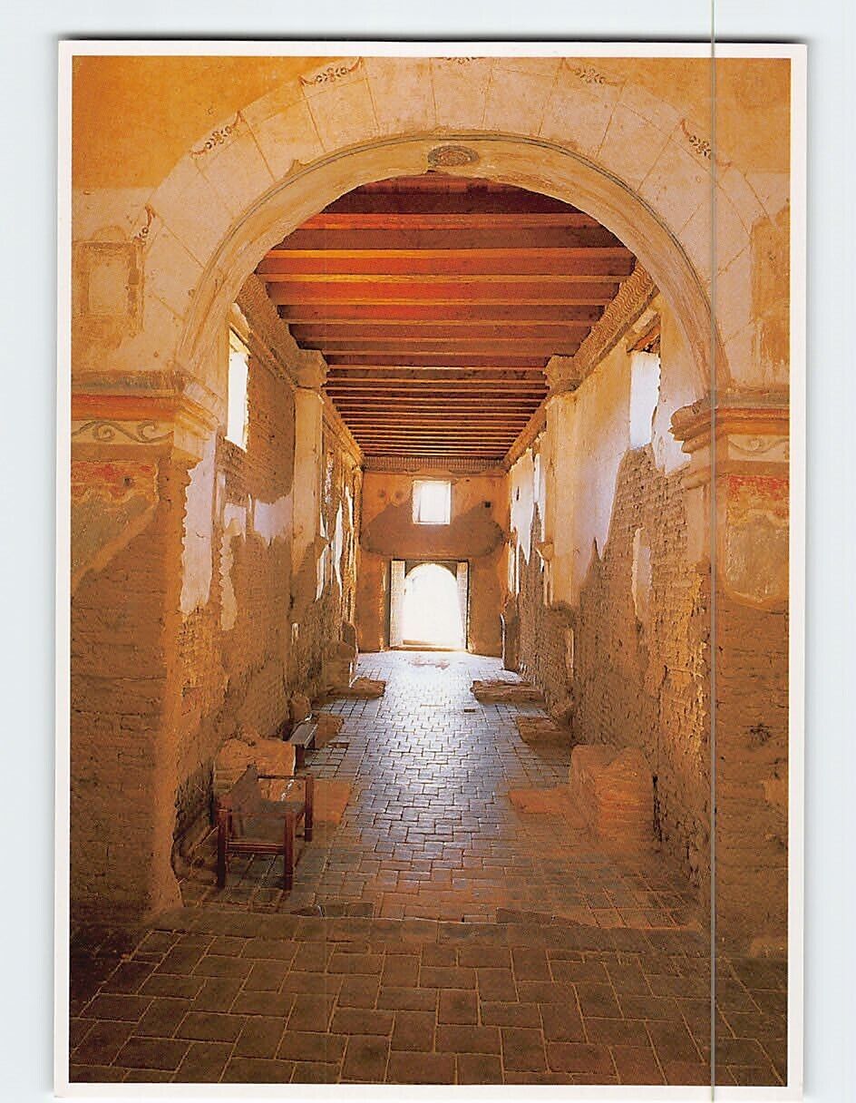 Postcard Interior Of The Church Tumacacori National Historical Park Arizona USA