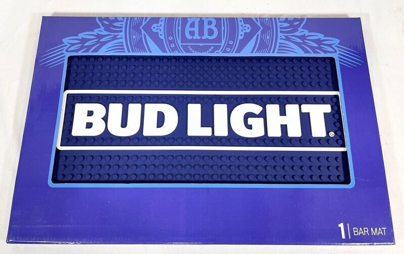 Anheuser Busch Bud Light Bar Mat 12\