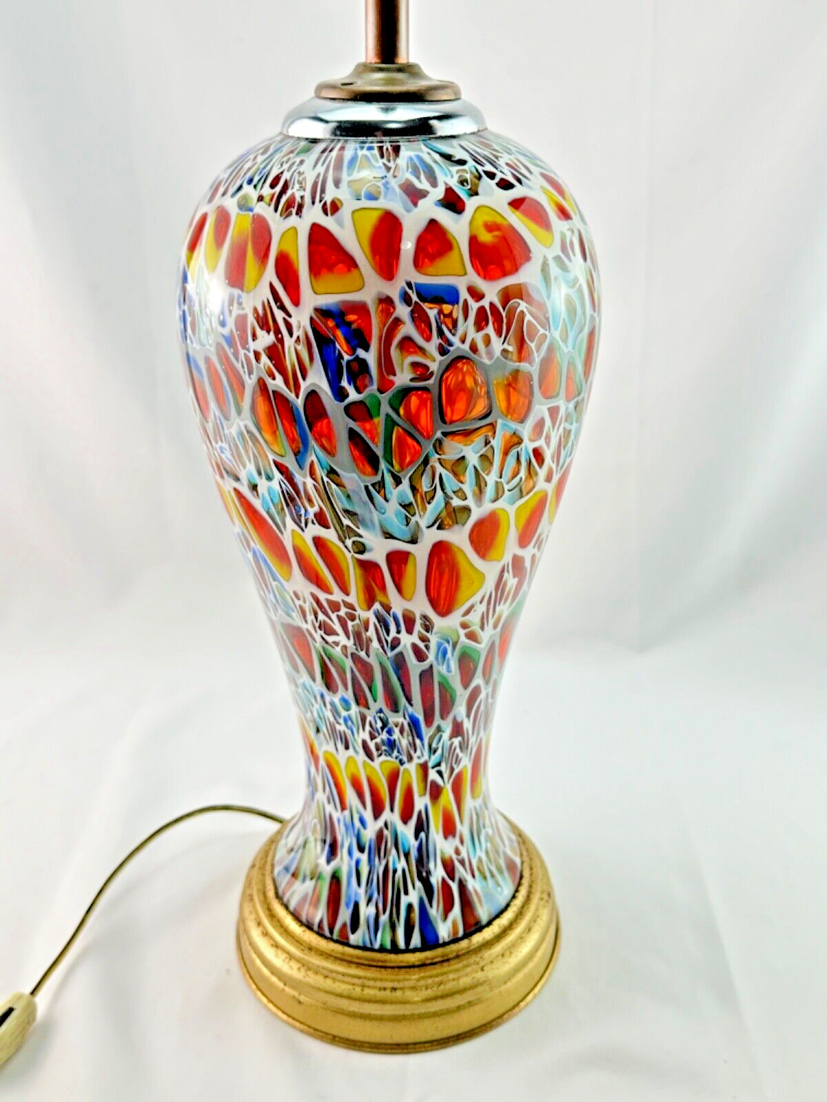 Vintage Mid Century Modern Unique Psychedelic Murano Hand Blown Glass MAKE OFFER