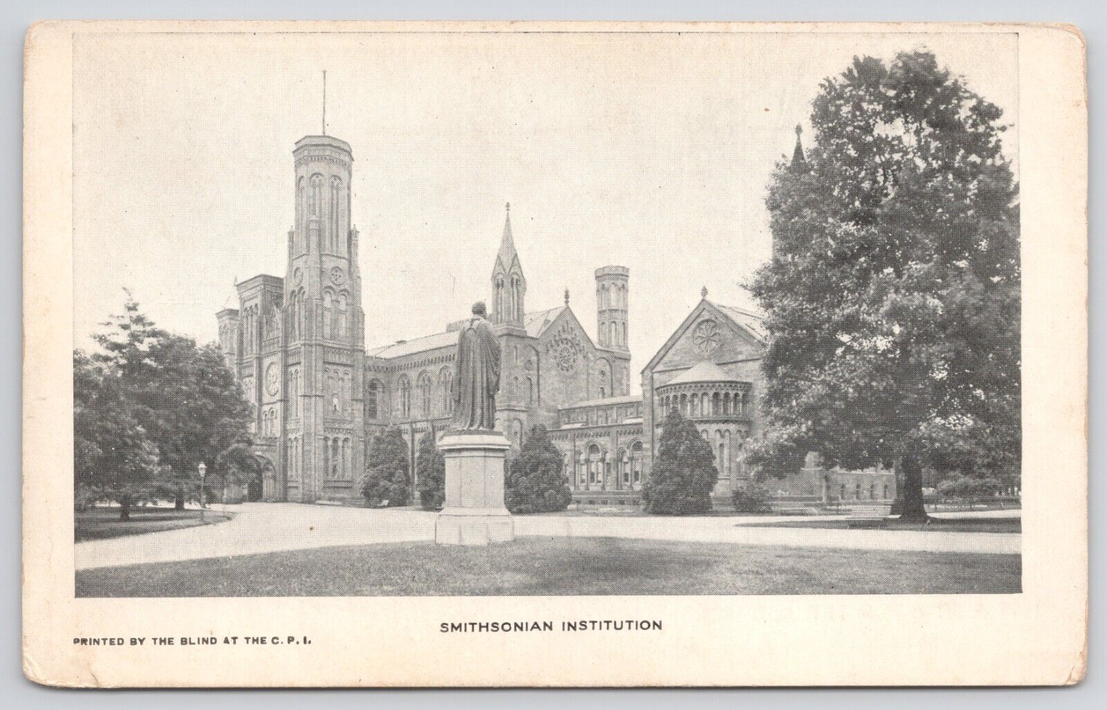 Washington DC Smithsonian Institution Private Mailing Postcard