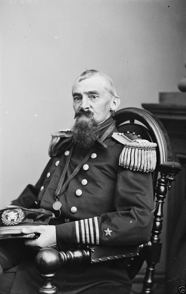 Union Federal Navy Captain Richard Meade Ironclad 8x10 US Civil War Photo