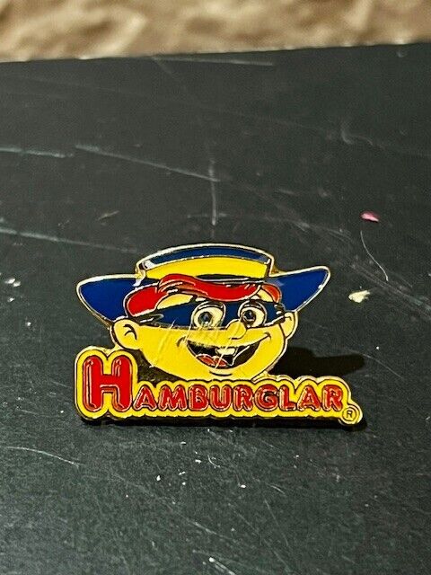 Vintage McDonald\'s Hamburglar Face Collectible Lapel Hat Pin