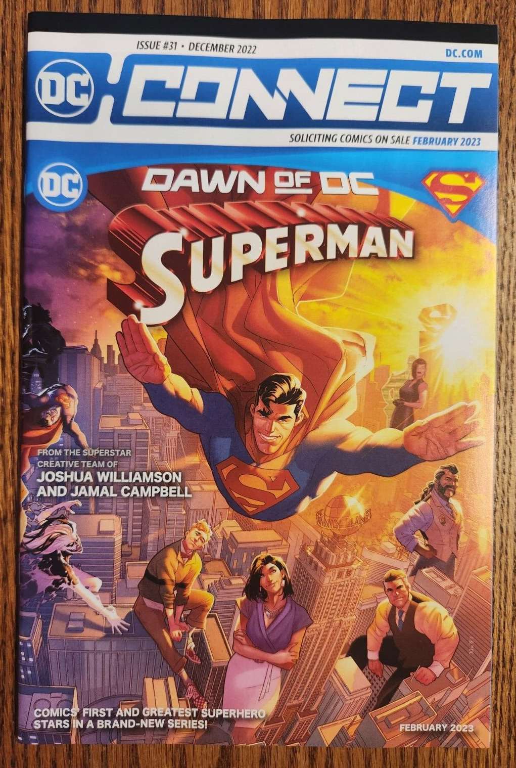 DC Connect December #31 December 2022 Dawn of DC Superman Comic Book Preview