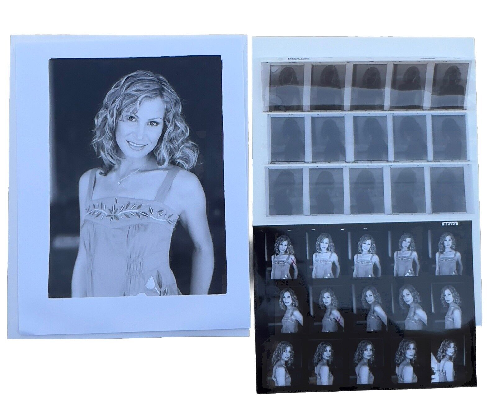 Photo With Negatives Tracy Hutson Designer Emmy Awards Contact Sheet Photography