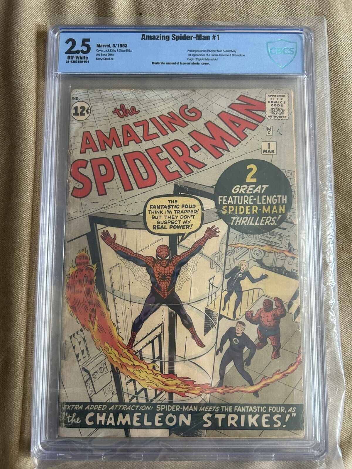 Amazing Spider-Man #1 CBCS GRADED 2.5