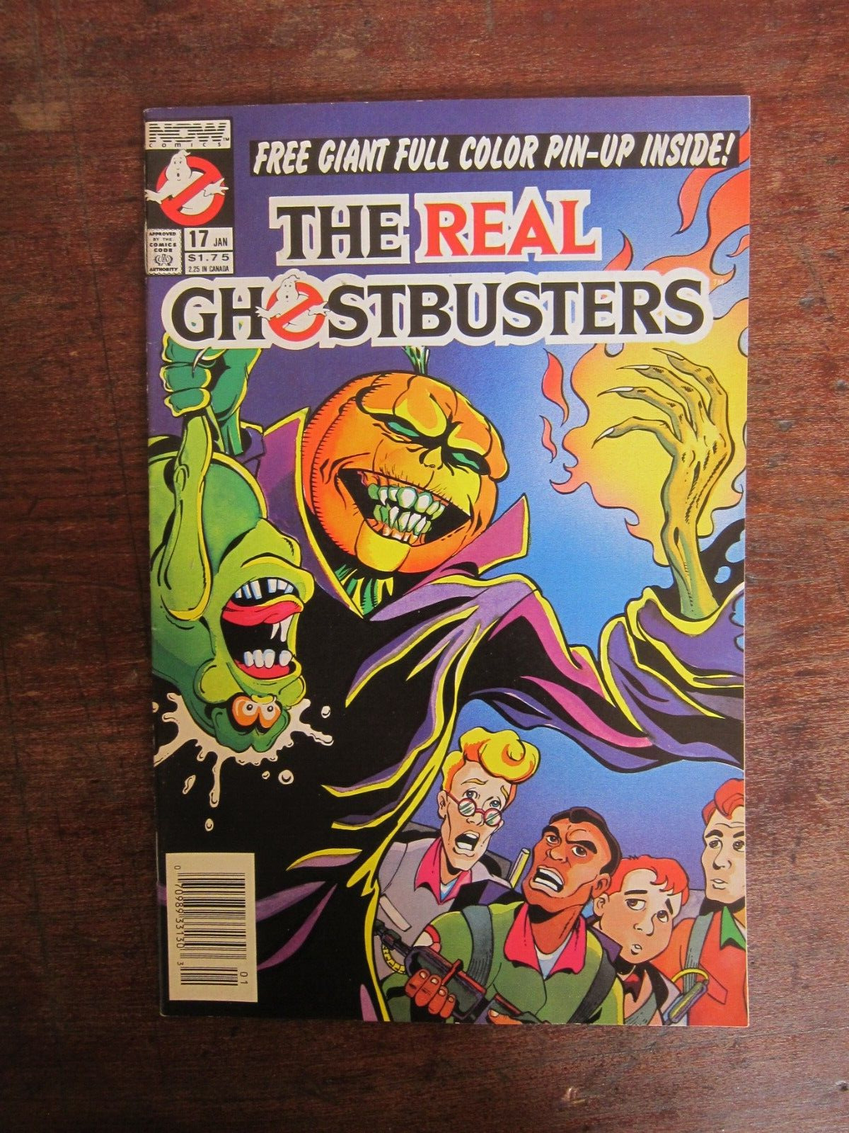 The Real Ghostbusters #17 - movie franchise - Now Comics - Copper Age