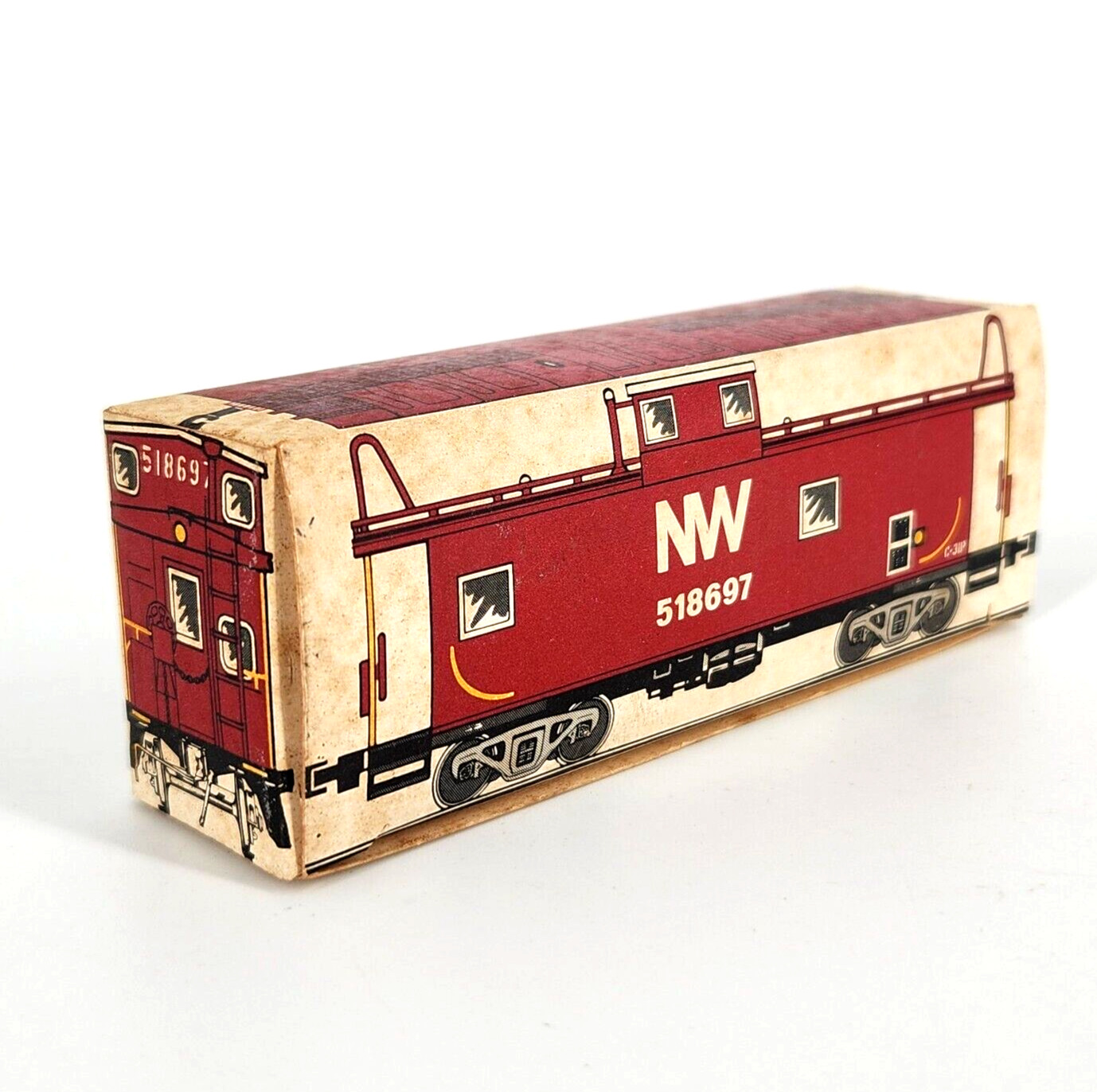 NW Norfolk & Western Railroad Caboose Freight Car Box of Matches: No Stopping Us
