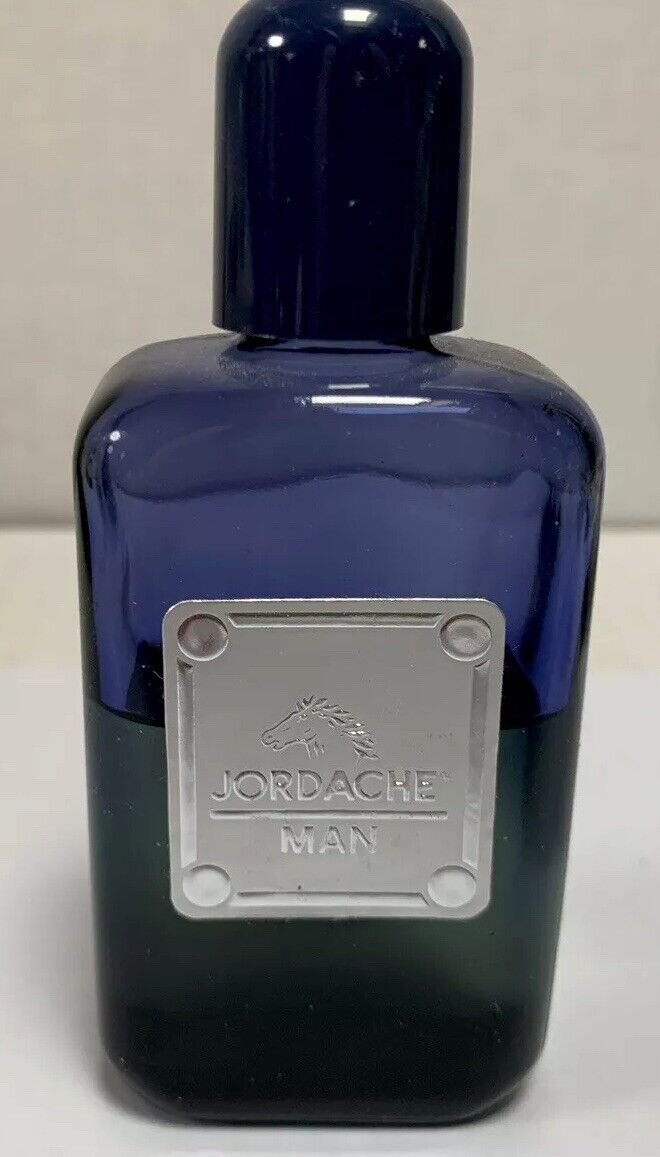Vintage Jordache Man Men\'s AFTER SHAVE 50 ML 1.7 FL OZ Cobalt Blue Bottle