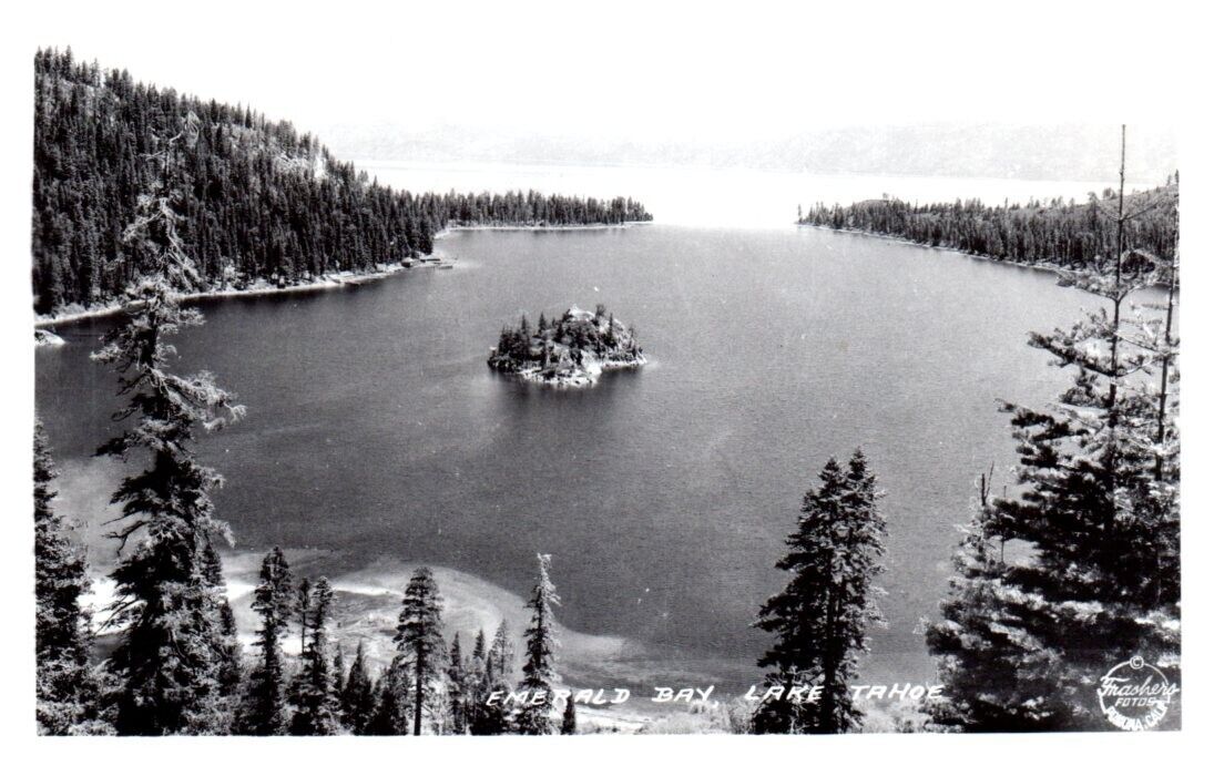 EMERALD BAY Lake Tahoe, CA RPPC - Postcard