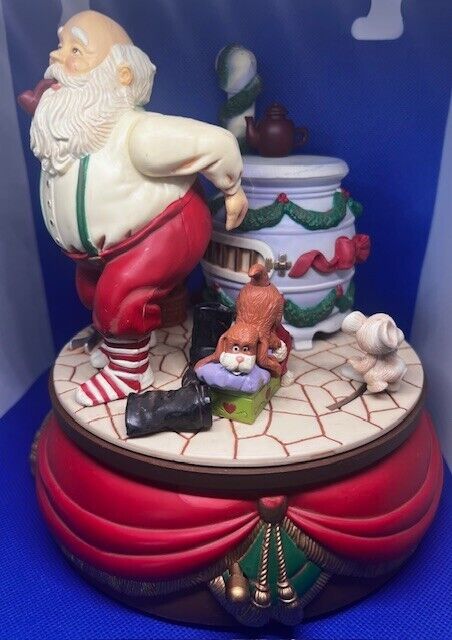 Vintage Animated House of Lloyd Christmas Around the World Music Box see Video