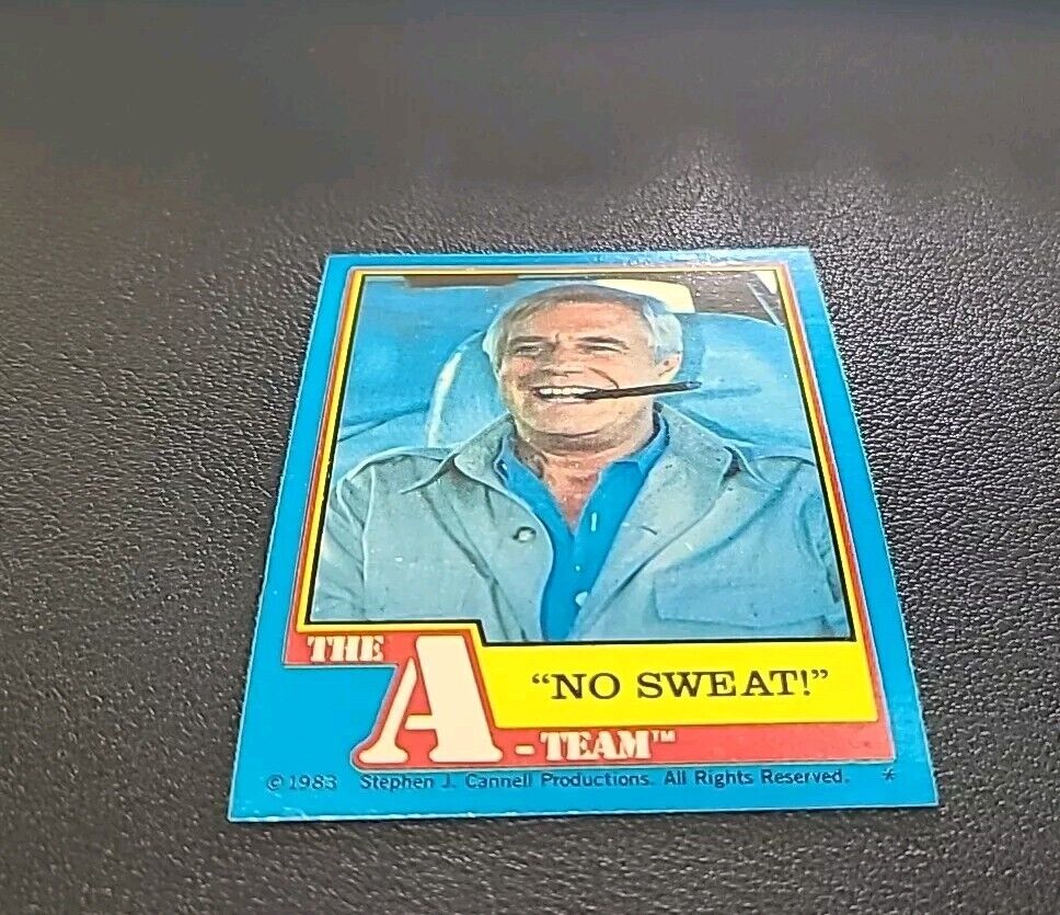 1983 Topps The A-Team #11 No Sweat